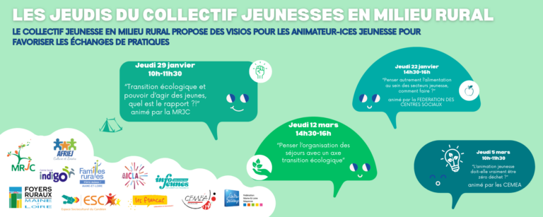 Les jeudis du collectif Jeunesses en Milieu Rural !